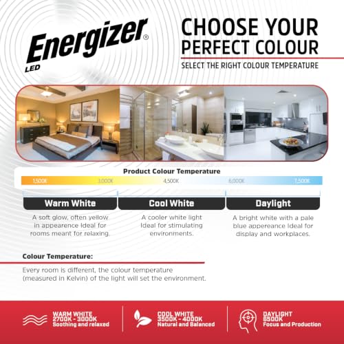 Thumbnail 2 de Energizer GU10 LED Bulbs Warm White 3000K, 50W Equivalent, Pack of 10