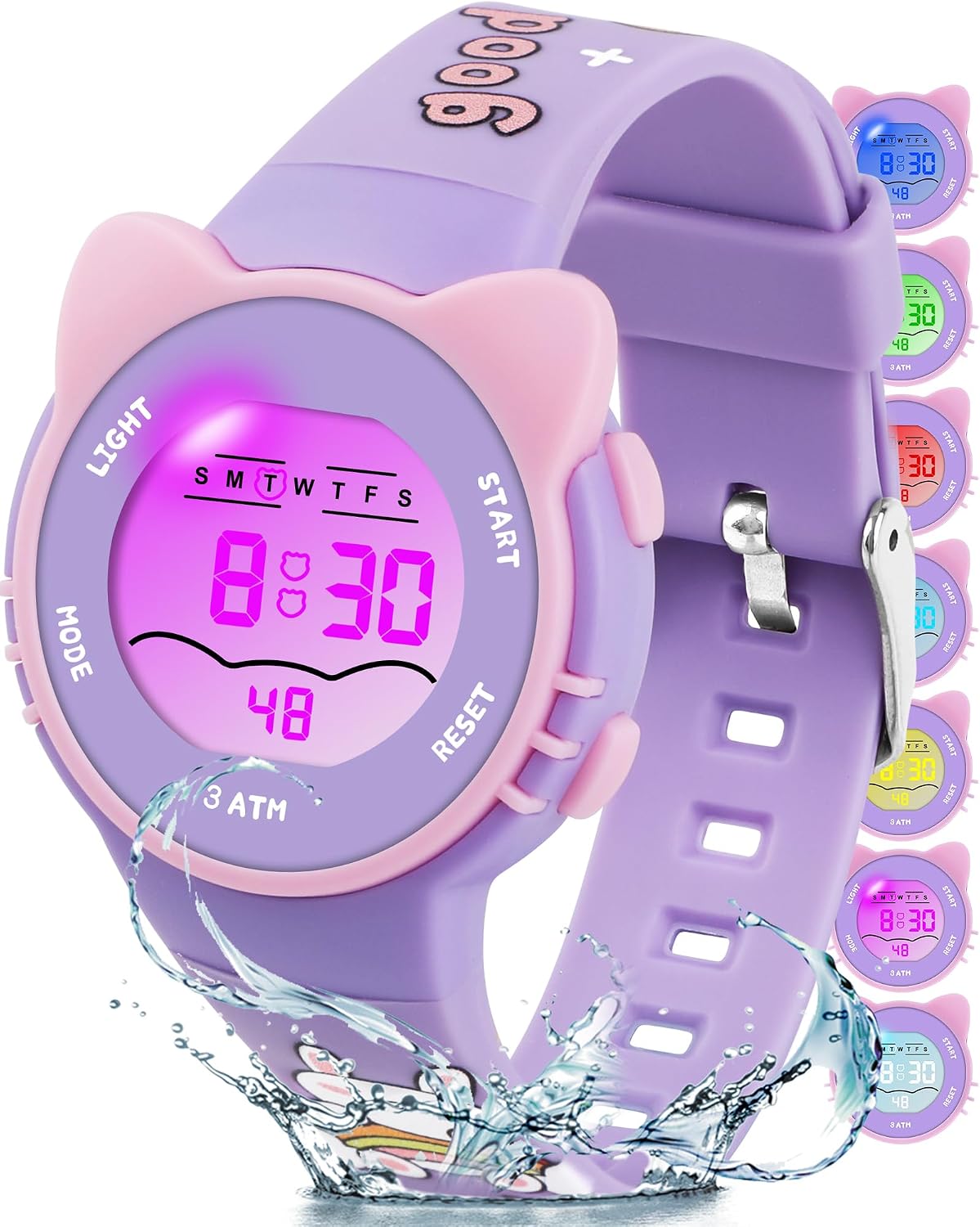 Thumbnail 2 de Montre DTKID enfant garçon fille 7 lumières