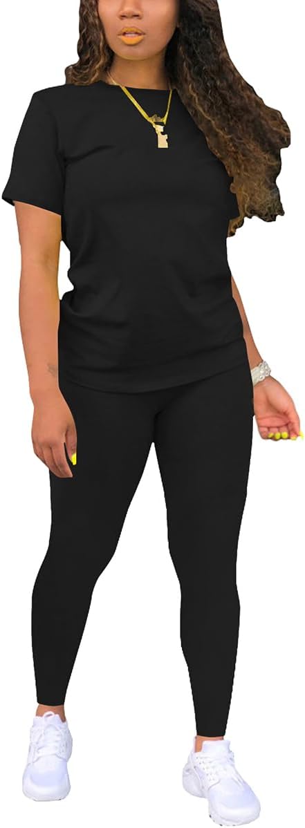 Detalle de BNGPIKLY Women's Two-Piece Lounge Set, Polyester Blend