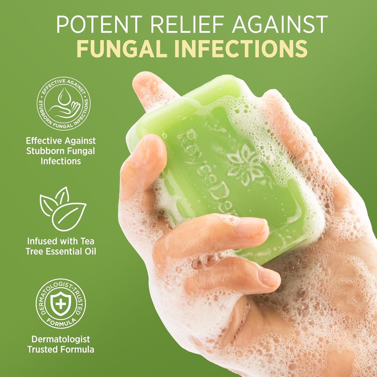 Detalle 1 de Roycederm Tea Tree Soap – Teebaumöl Seife