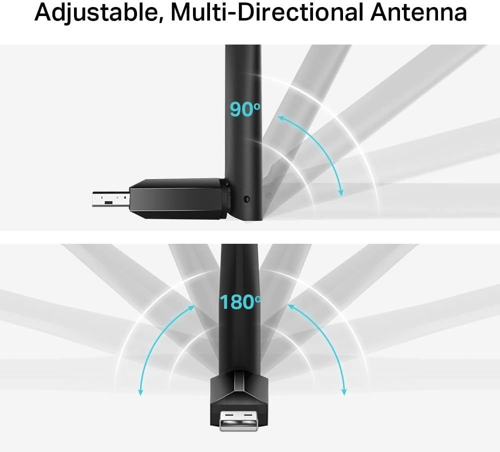 Detalle de TP-Link Archer T2U Plus AC600 WiFi adapter 📡