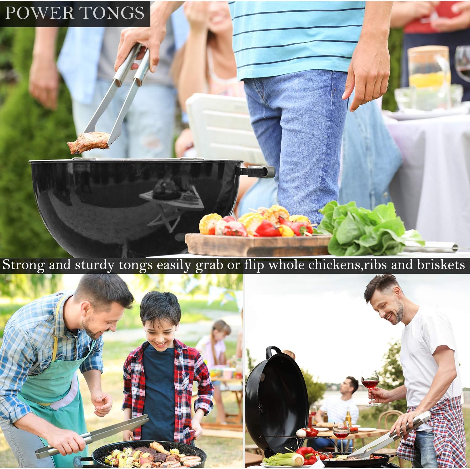 Thumbnail 3 de ROMANTICIST 29pcs BBQ Accessories Tools Set – Stainless Steel Grill Utensils with Thermometer & Aluminium Case