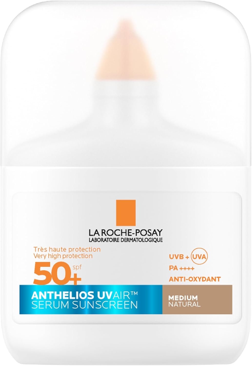 Detalle de La Roche Posay Anthelios UVAIR Serum Sunscreen SPF50+ Medium