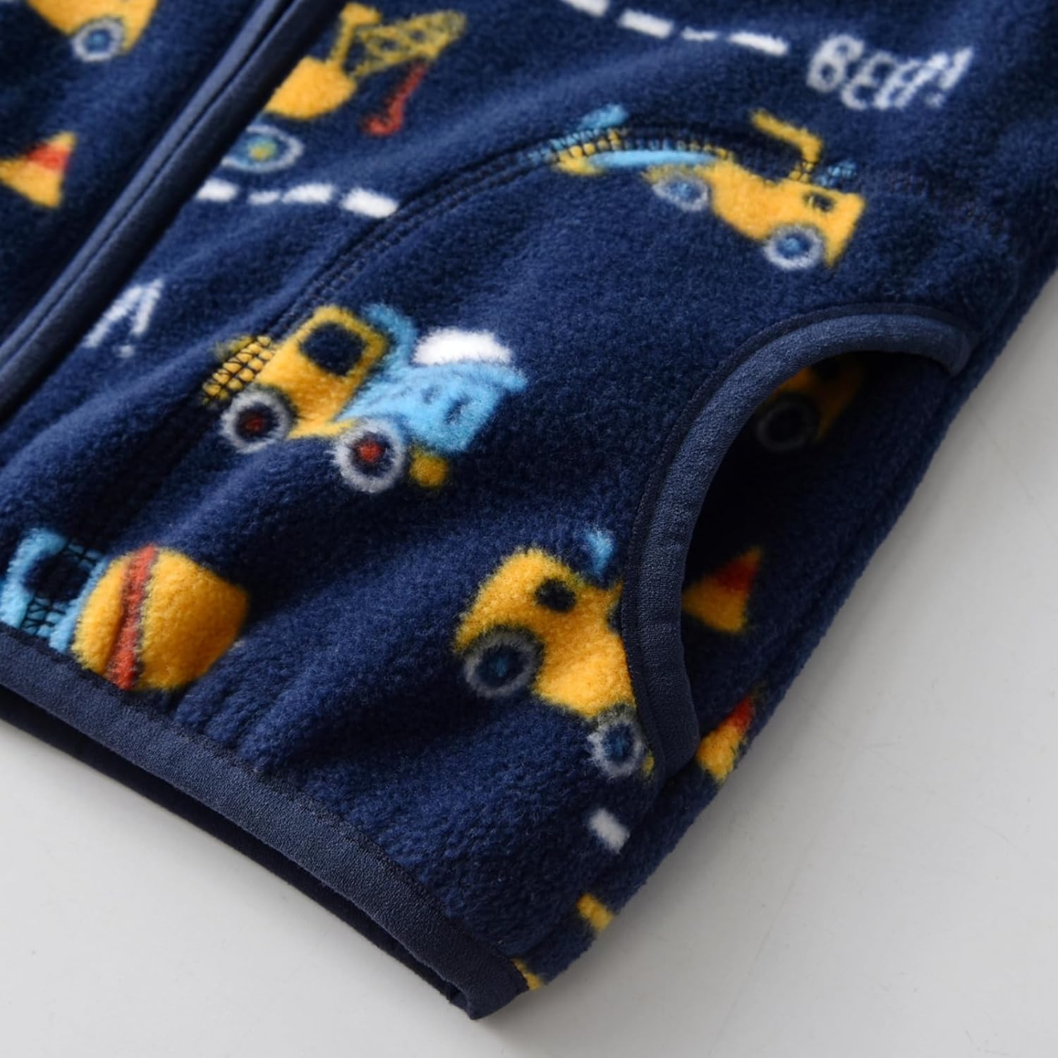 Detalle 1 de EIGIOO Toddler Fleece Jacket for Kids, Lightweight Zip-Up with Pockets