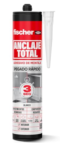 Detalle de fischer - Anclaje Total | Adhesivo de montaje rápido en 3 segundos, 290 ml