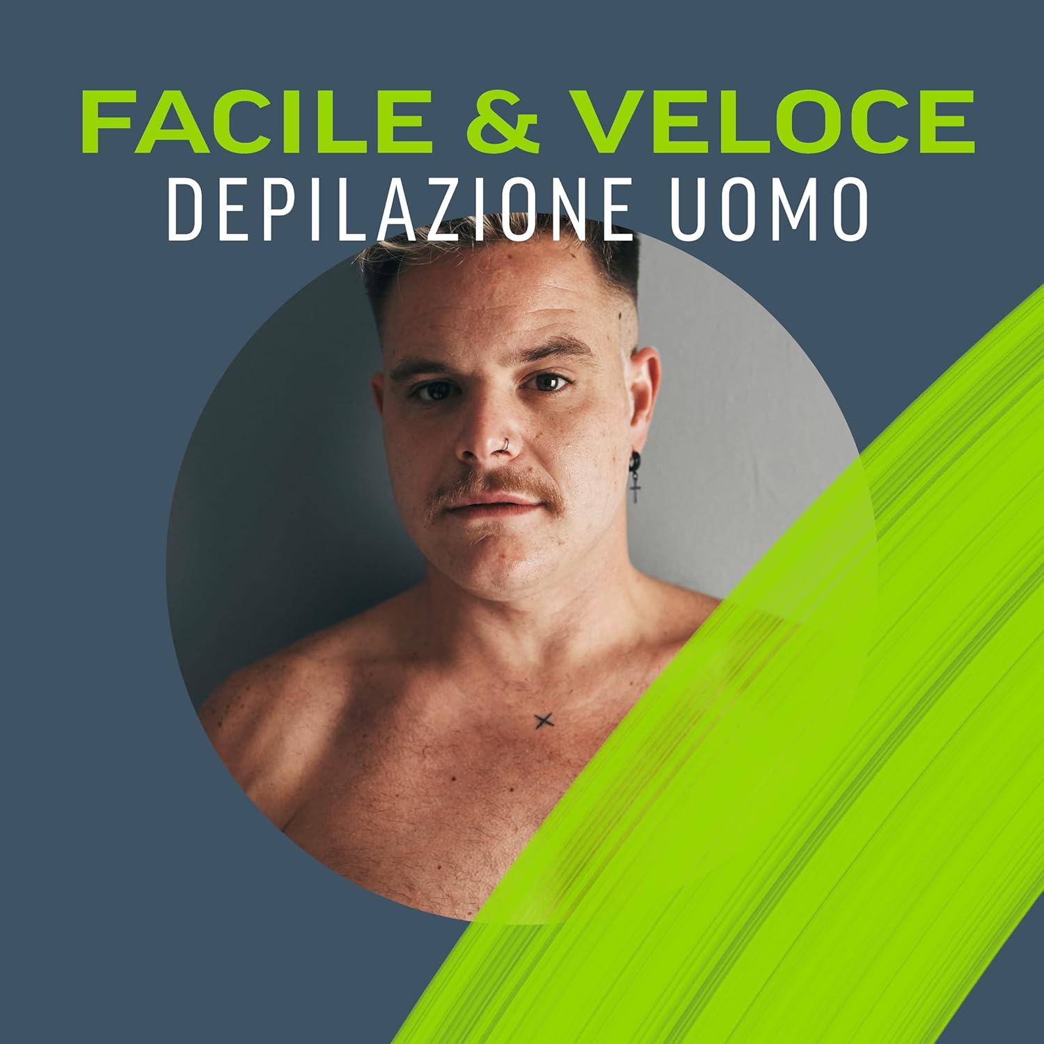 Detalle de Veet Men Crema Depilatoria 400 ml per Uomo
