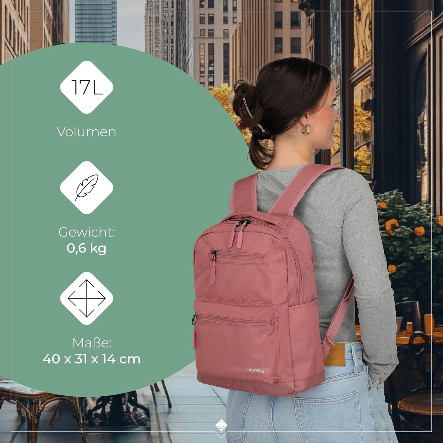 Thumbnail 2 de Travelite Handgepäck Rucksack KICK OFF 17 l