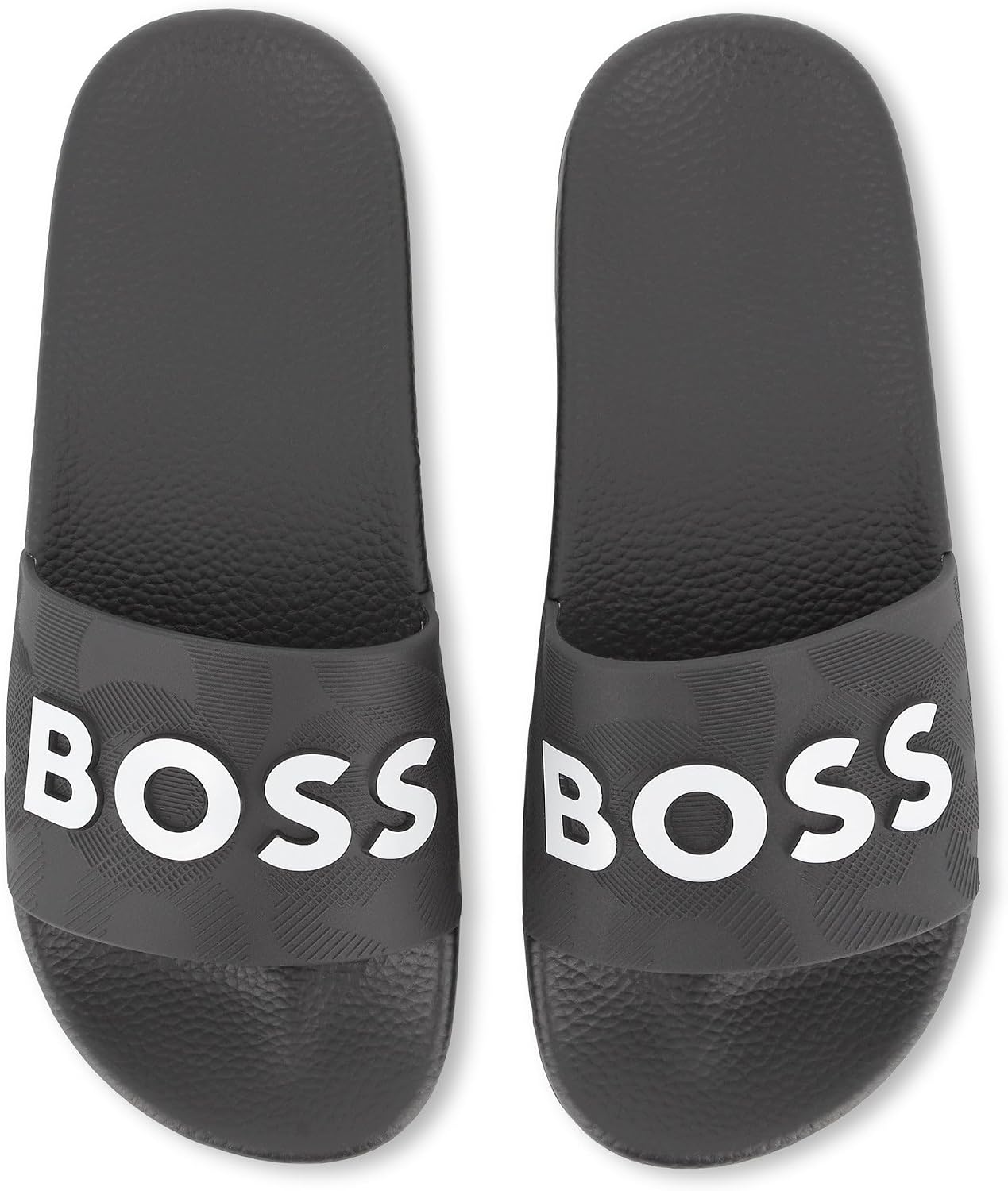 Detalle de BOSS Aqua Slides Ragazzo, Nero, 34: stile semplice e comfort per l’estate