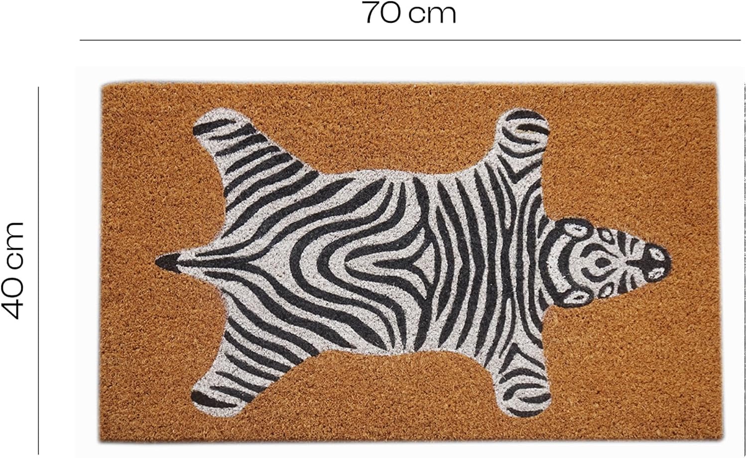 Detalle 2 de Baroni Home Zerbino Cocco 70x40 cm
