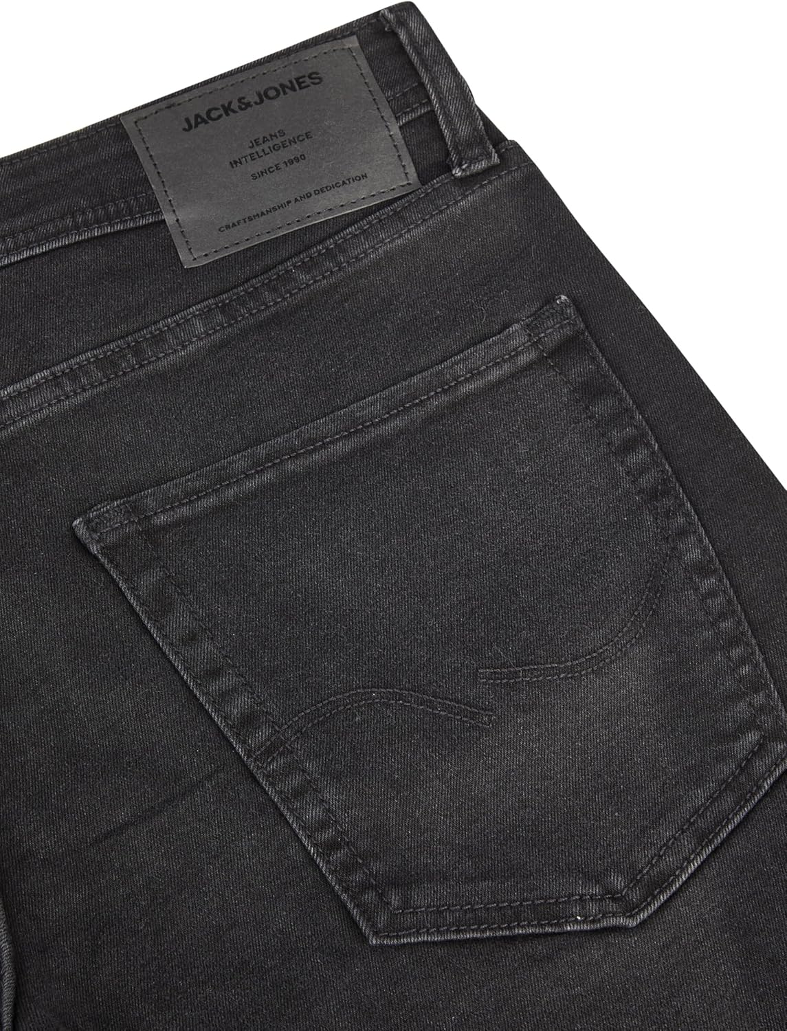 Detalle 2 de JACK & JONES Jeans Shorts Herren Stretch JJIRICK – Regular Fit, Bermuda-Stil, kurze Denim-Shorts
