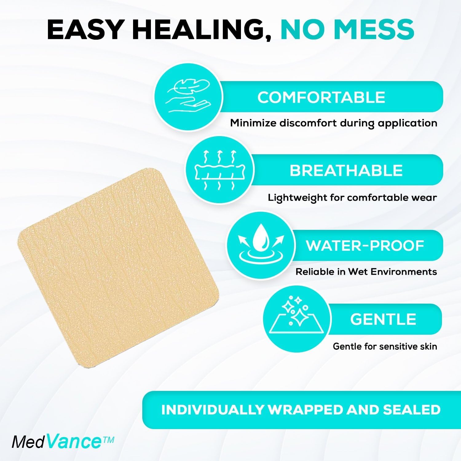 Detalle 2 de MedVance Silicone Foam Dressing 2" x 2