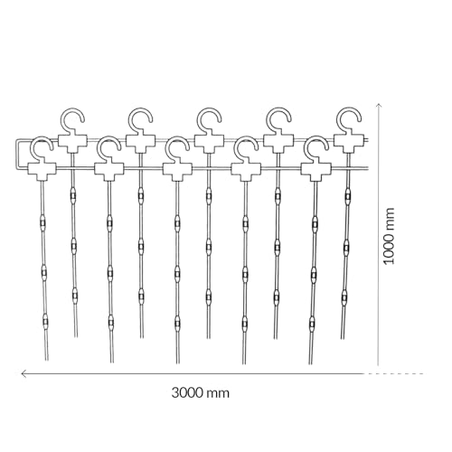 Detalle 2 de Guirlande LED M mimotec IP65, 2700K