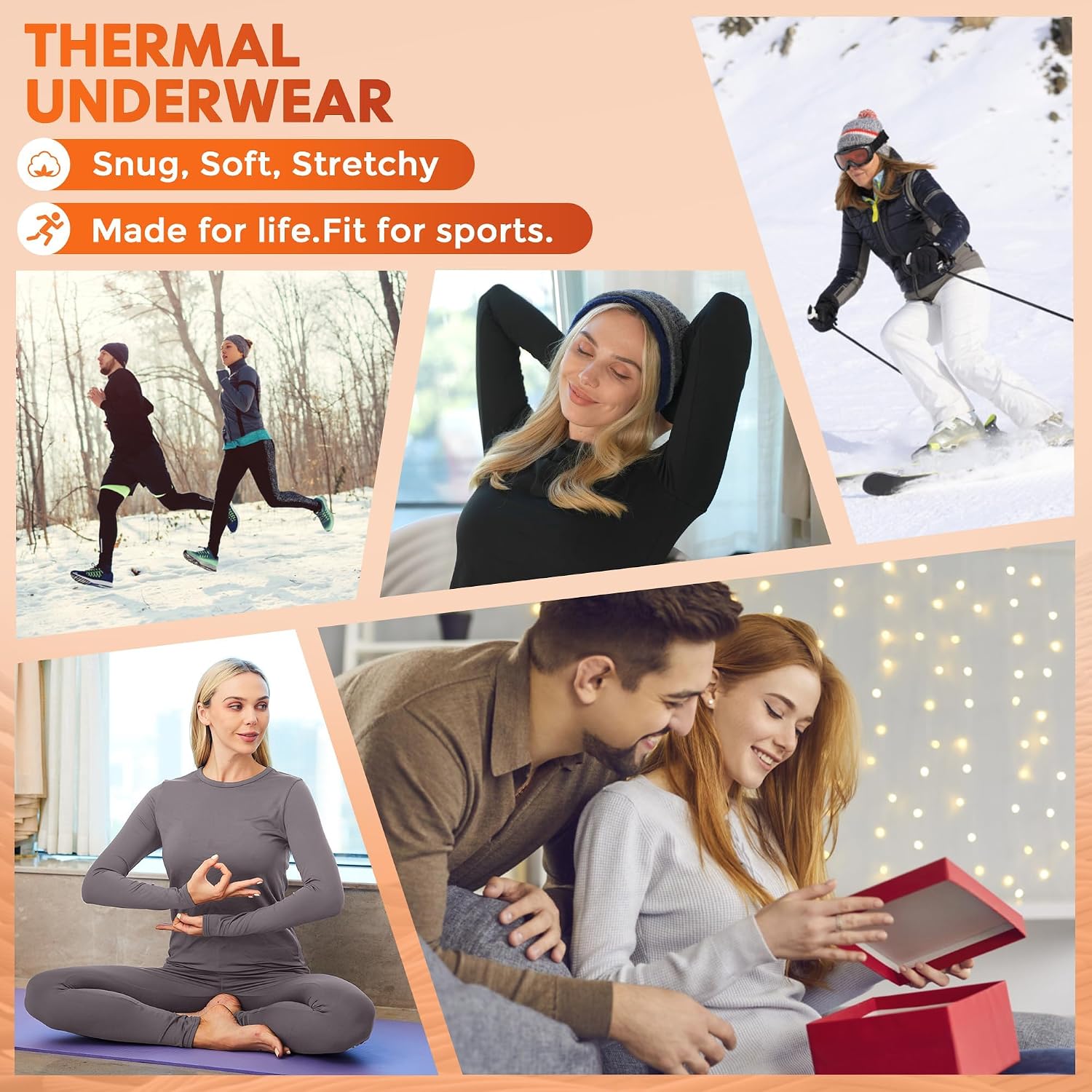 Thumbnail 4 de CL convallaria Long Johns Thermal Underwear 4XL 🩲