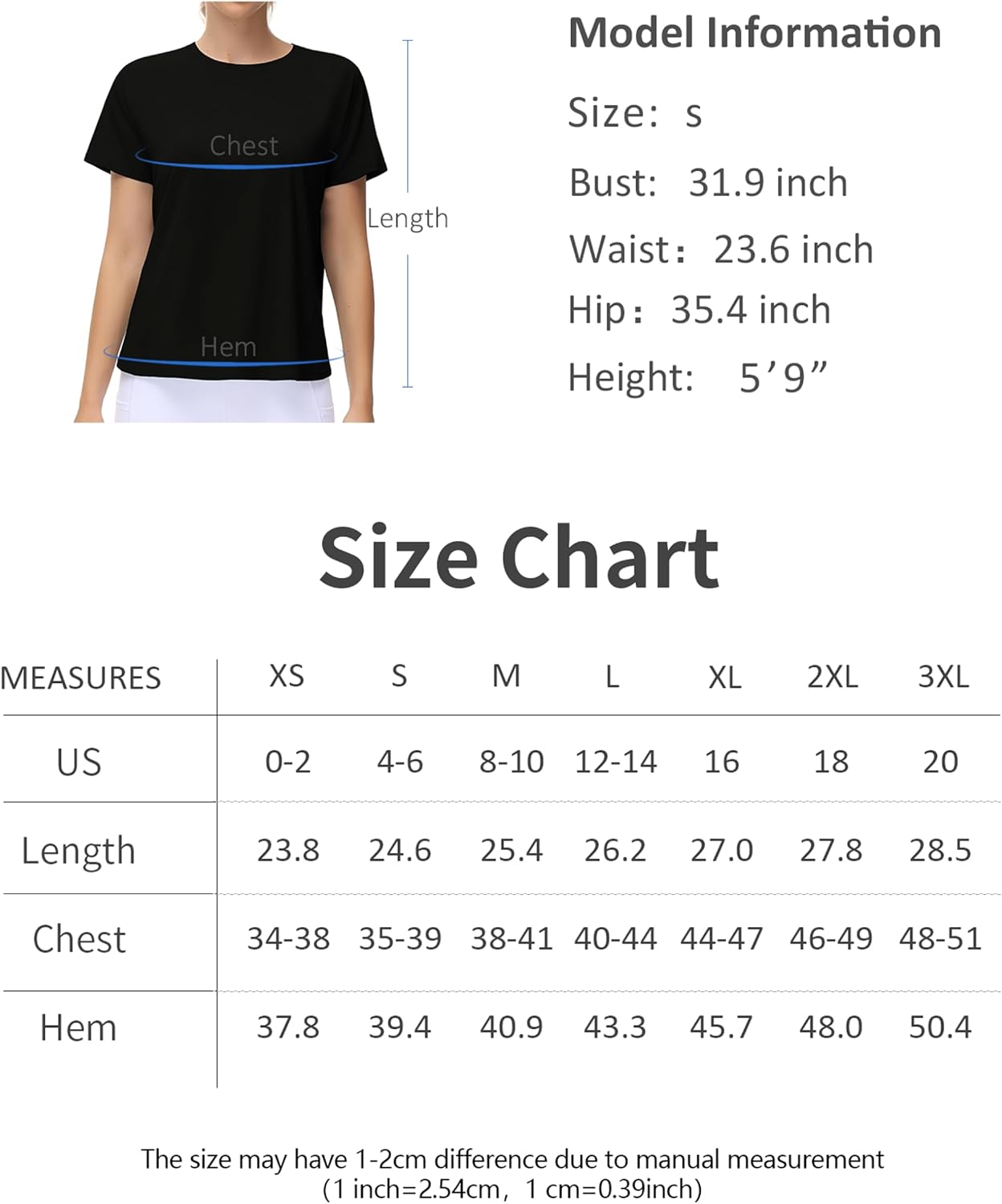 Thumbnail 6 de THE GYM PEOPLE t-shirt workout da donna con manica corta traspirante e spacchi laterali