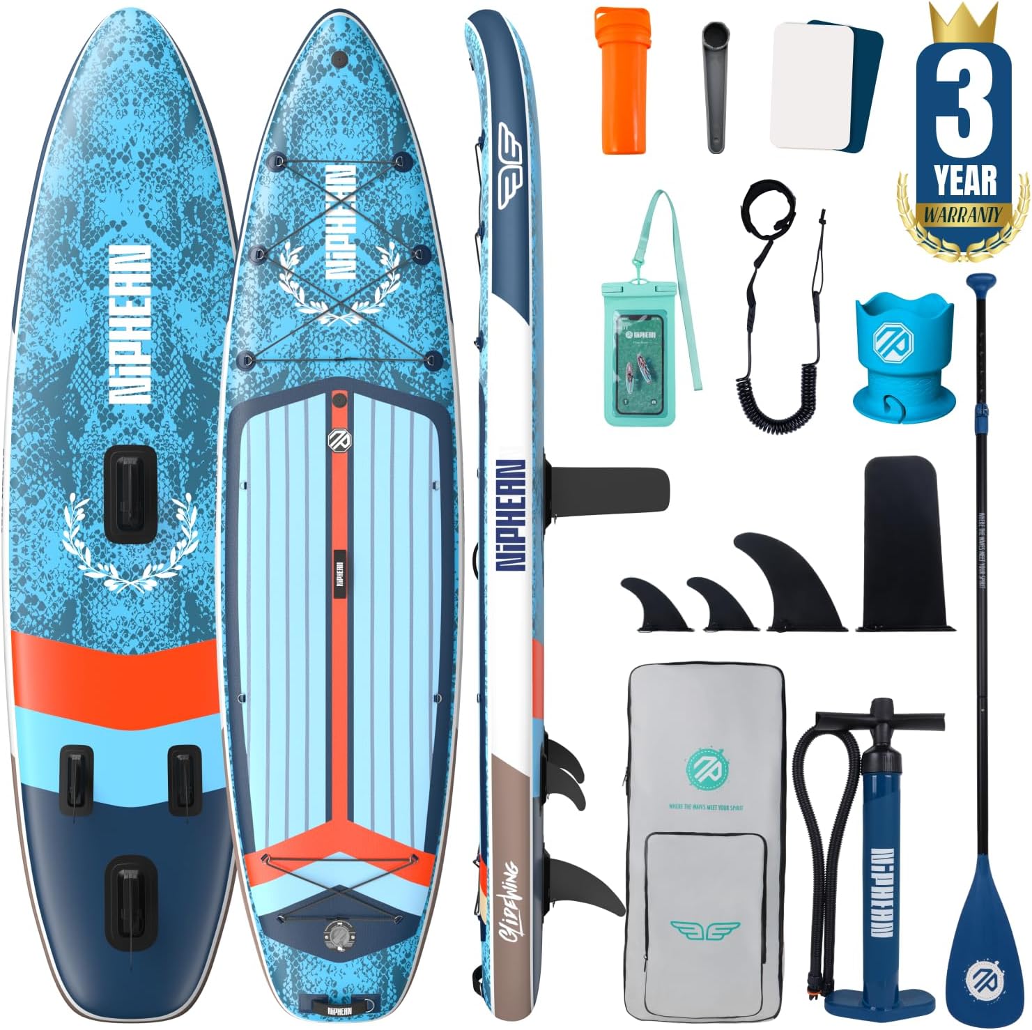 Thumbnail 3 de niphean Extra Large Inflatable Paddle Board 500 lbs