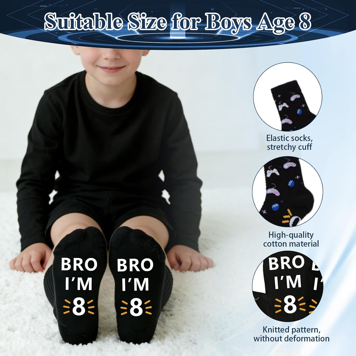 Detalle de 8 Year Old Boy Gifts: Level 8 Unlocked Gift Set for 8th Birthday