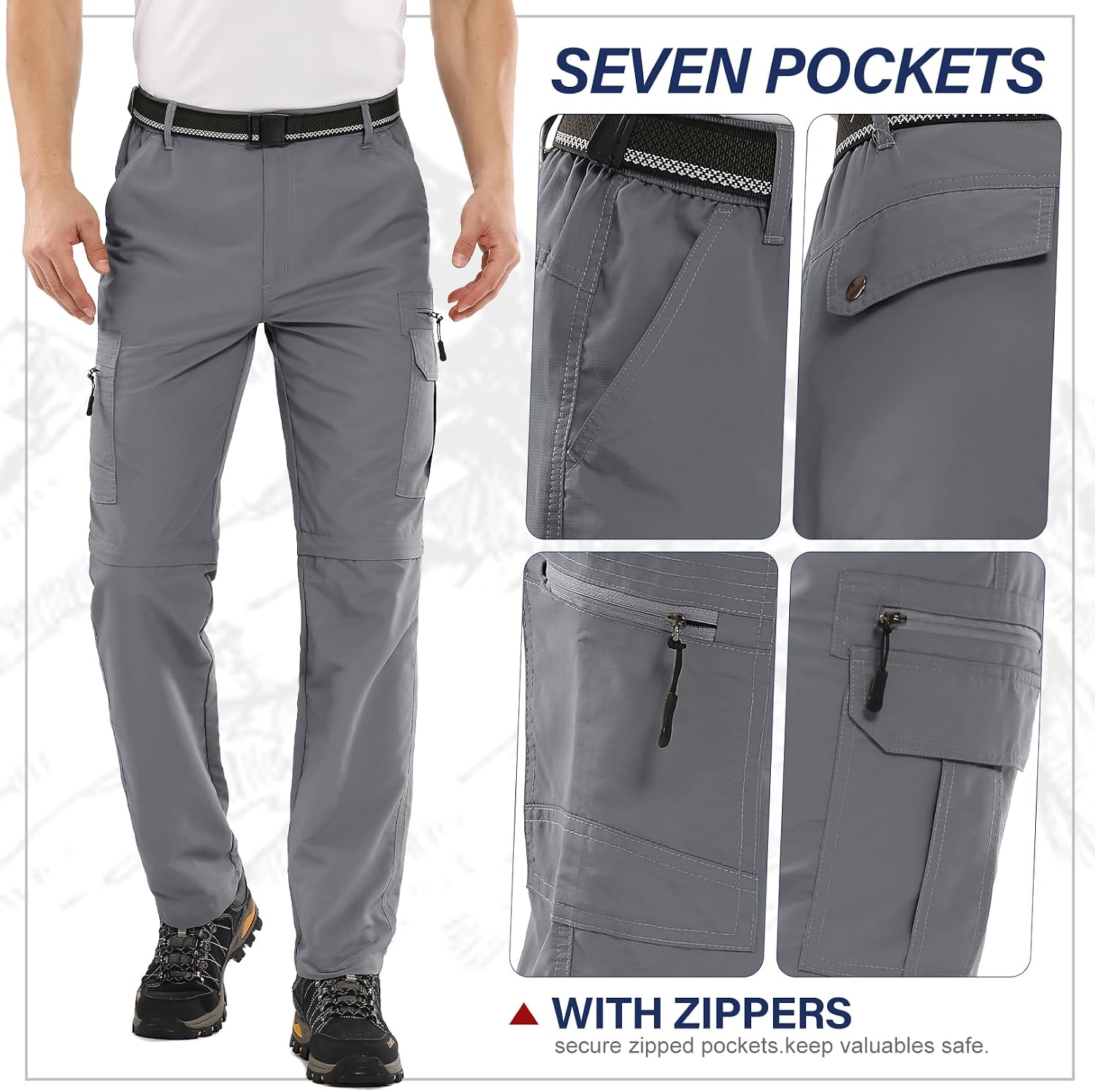 Thumbnail 5 de Winebox Convertible Hiking Trousers for Men
