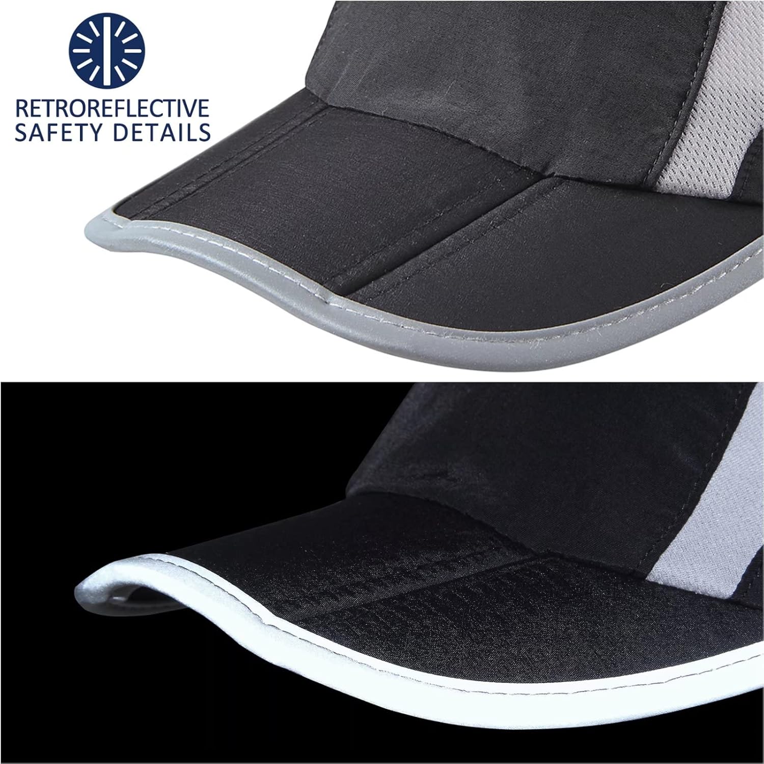 Detalle 1 de GADIEMKENSD UPF50+ Folding Outdoor Hat (Unstructured, Reflective, Breathable)
