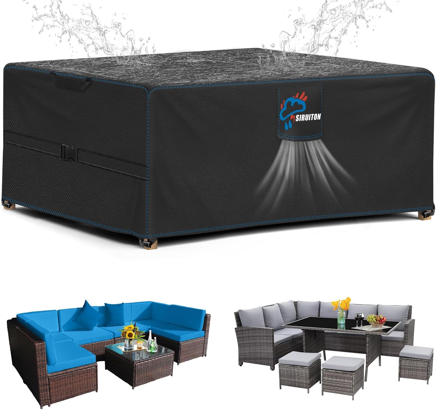 Detalle 2 de SIRUITON 250cm round table cover