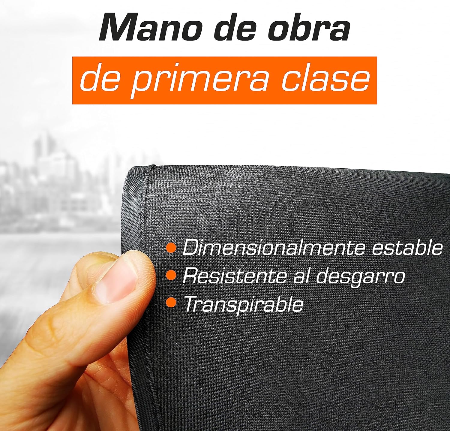 Detalle 2 de Upgrade4cars Funda de asiento delantero impermeable 2 unidades