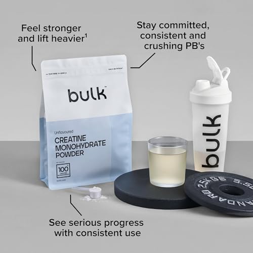 Detalle 2 de Bulk Creatine Monohydrate Powder 250g, Unflavoured by BULK POWDERS