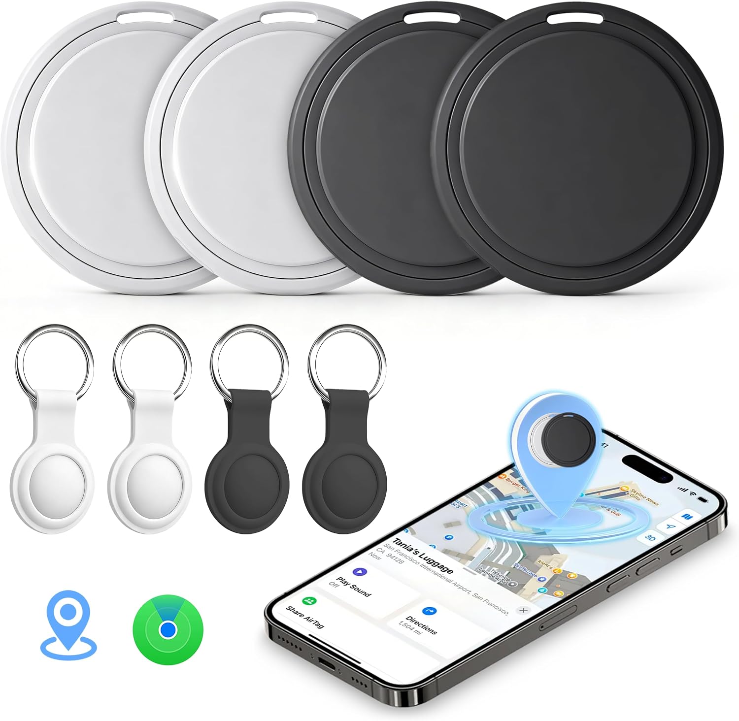 Detalle de Bluetooth Tracker Tags 4-Pack