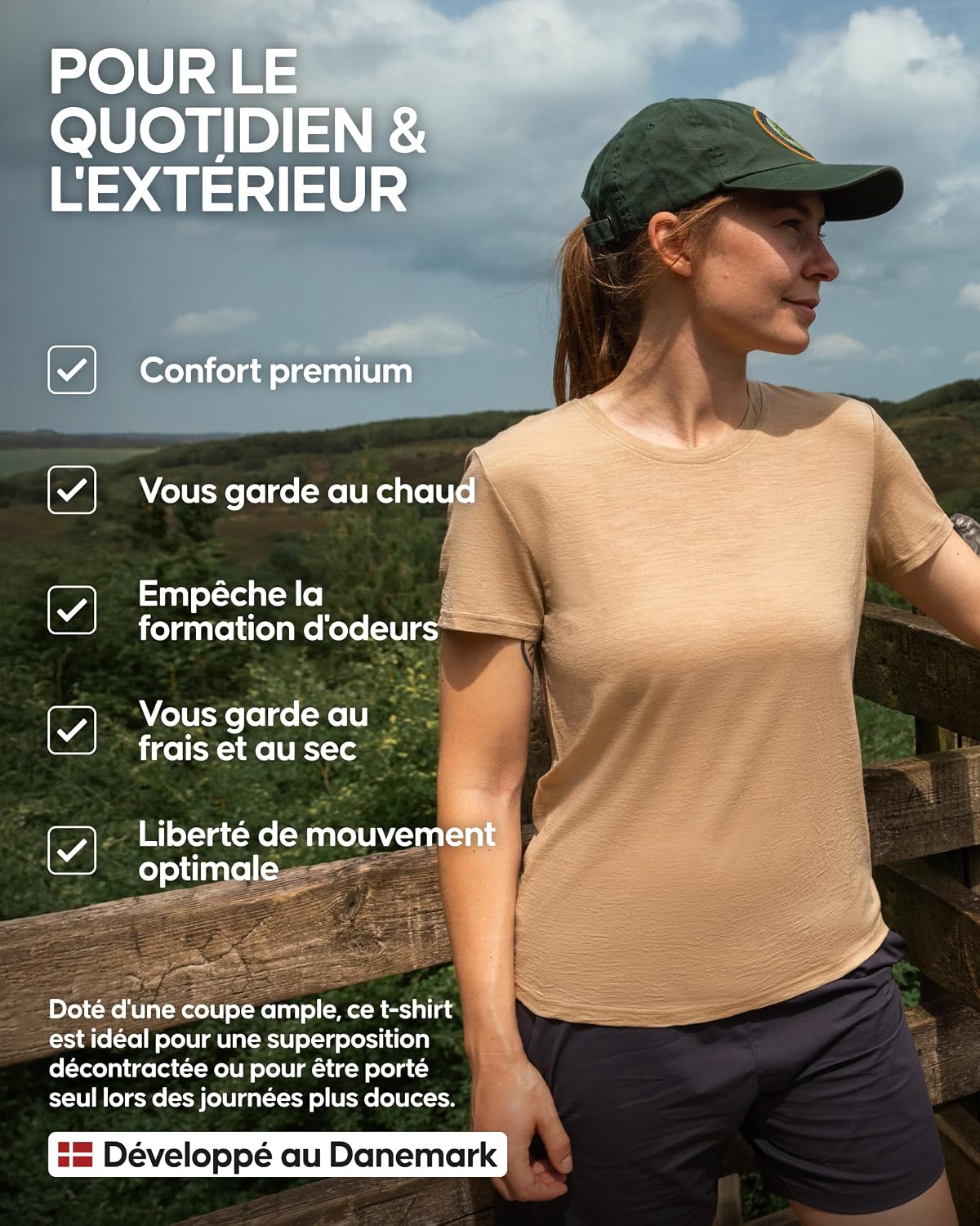 Thumbnail 2 de DANISH ENDURANCE T-Shirt 140 g/m²