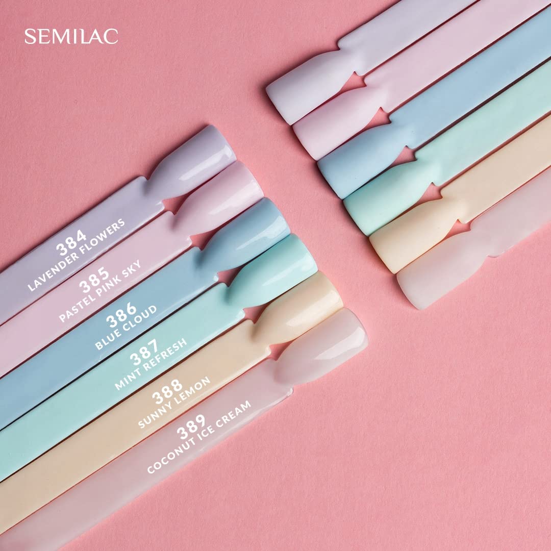 Thumbnail 6 de Semilac 387 Mint Refresh 7ml UV Nagellack Hybrid