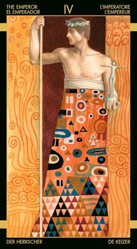 Thumbnail 1 de LO SCARABEO Golden Tarot of Klimt: tarot dorado de estilo decorativo para quien quiere algo fácil de usar