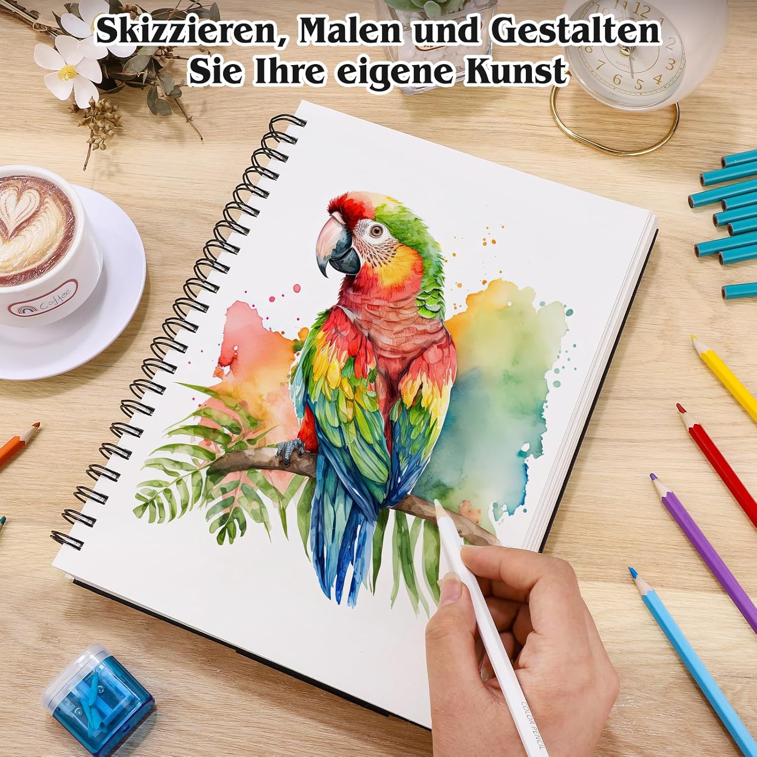 Thumbnail 4 de Skizzenbuch A4 200 g/m² 📒