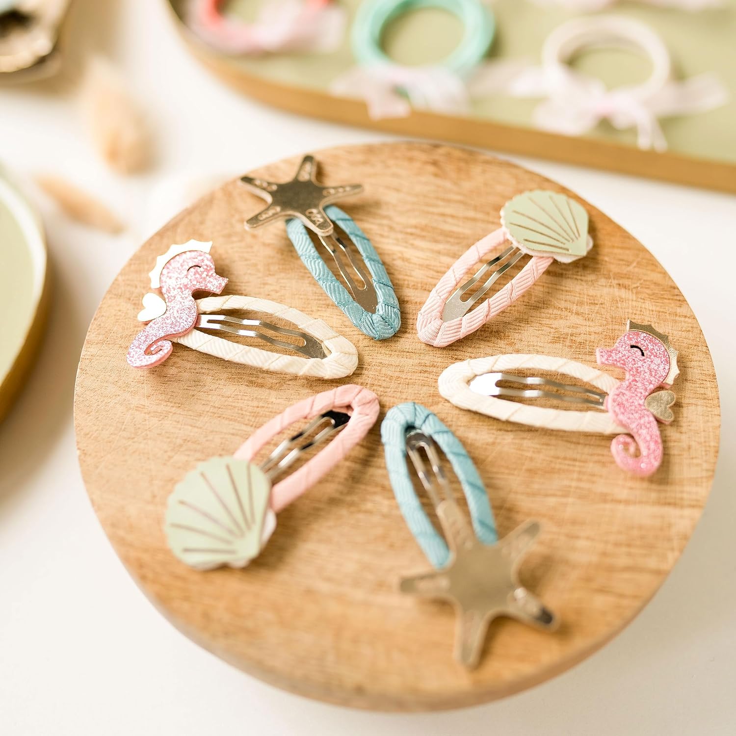 Detalle de Papierdrachen Haaraccessoires 48er Set Kinder