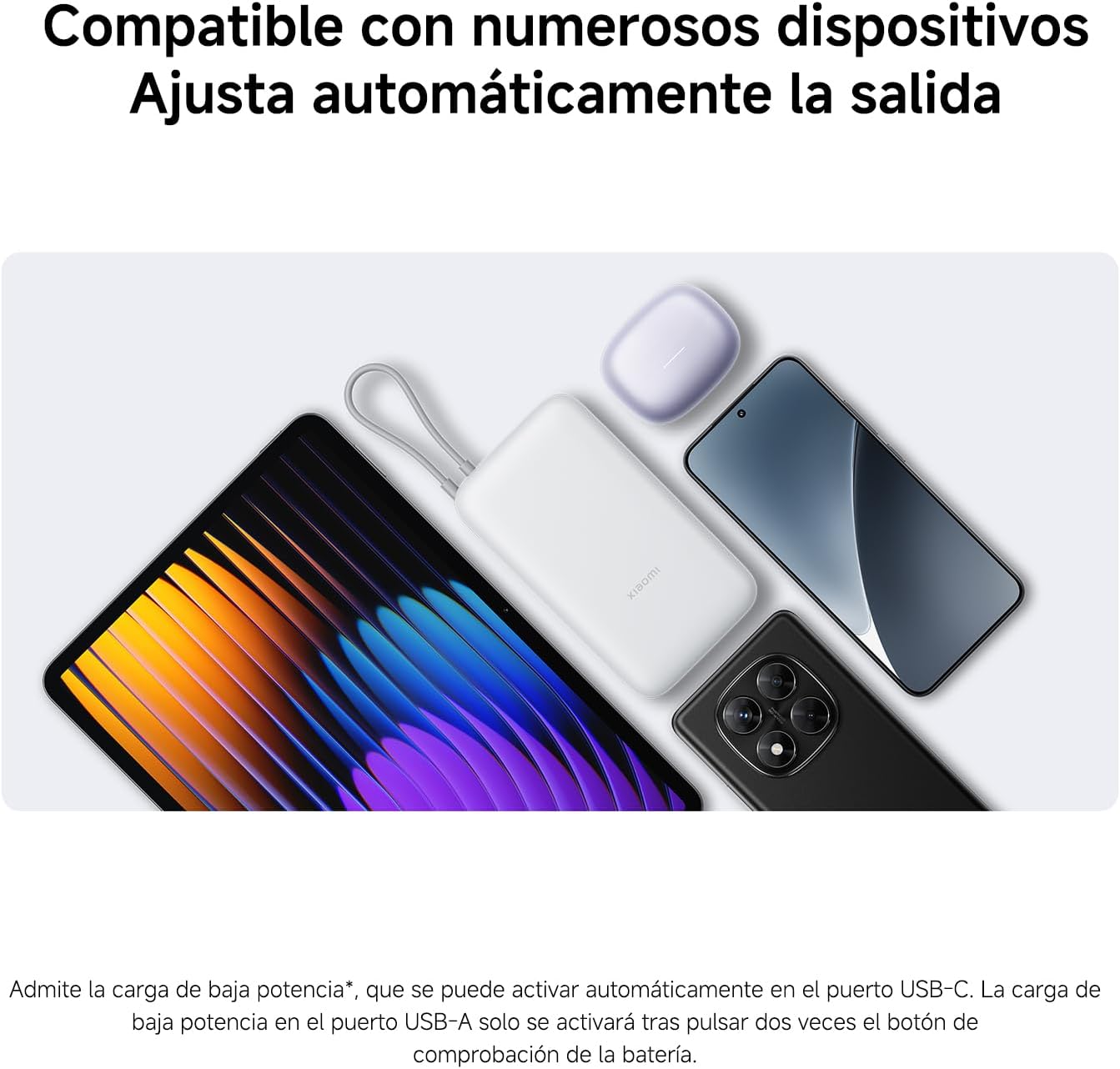Thumbnail 6 de Xiaomi 22.5W Power Bank 20000mAh Gris Claro