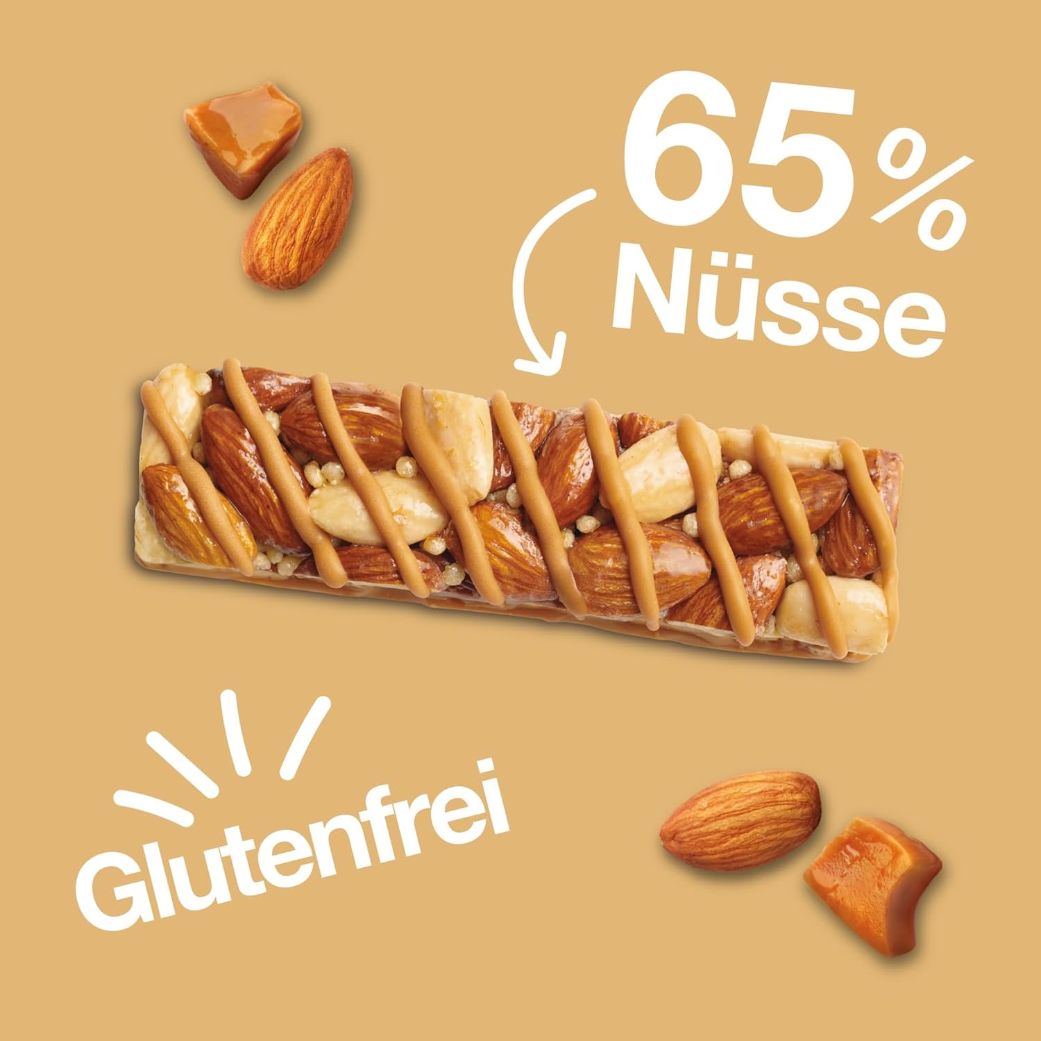 Thumbnail 3 de BE-KIND Caramel Almond & Sea Salt Snack-Riegel – glutenfrei, ballaststoffreich, 12 × 40 g