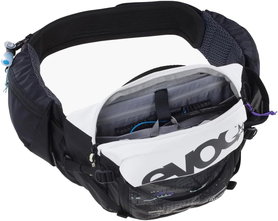 Detalle de EVOC Hip Pack Pro 3 — Sac banane ventral 3 L pour trail et vélo avec système Air Flow Contact