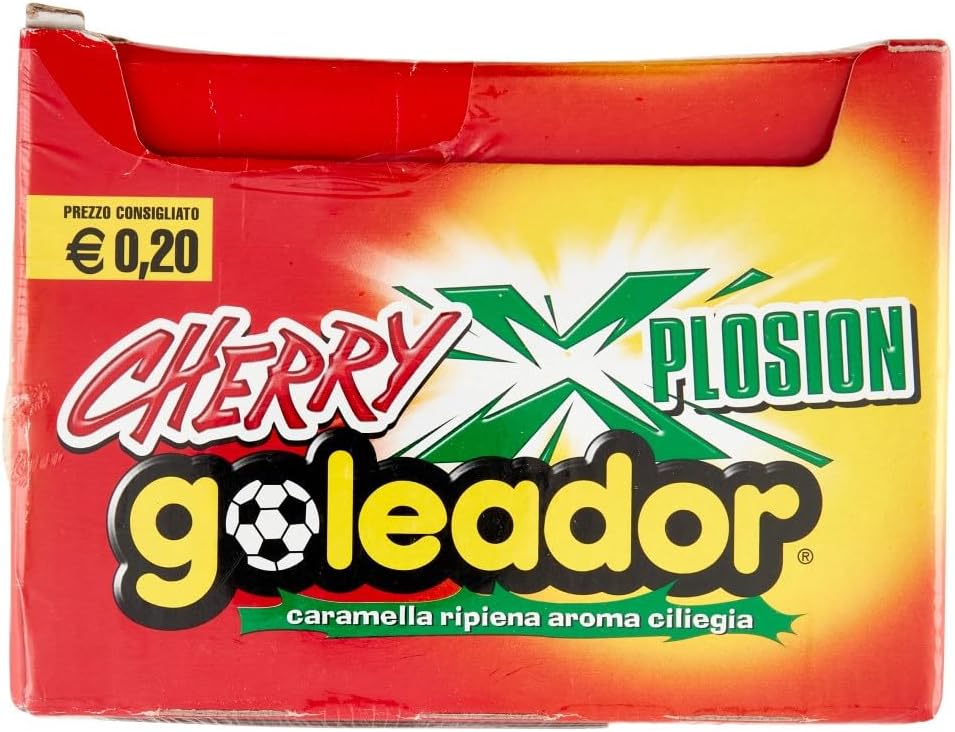 Thumbnail 2 de Goleador Cherry Xplosion Chewy Sweets: caramelle gommoso al gusto ciliegia in dispenser iconico