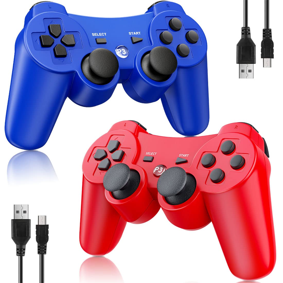 Detalle de OKHAHA 2 Pack Wireless Controller 600mAh