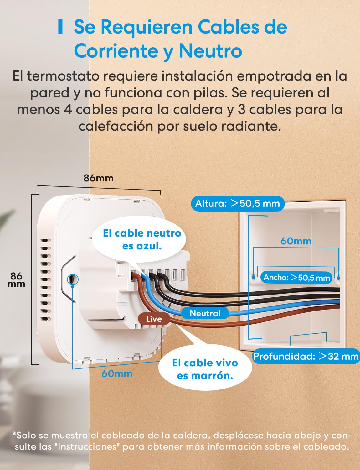Thumbnail 2 de Meross Termostato Calefacción WiFi 230V