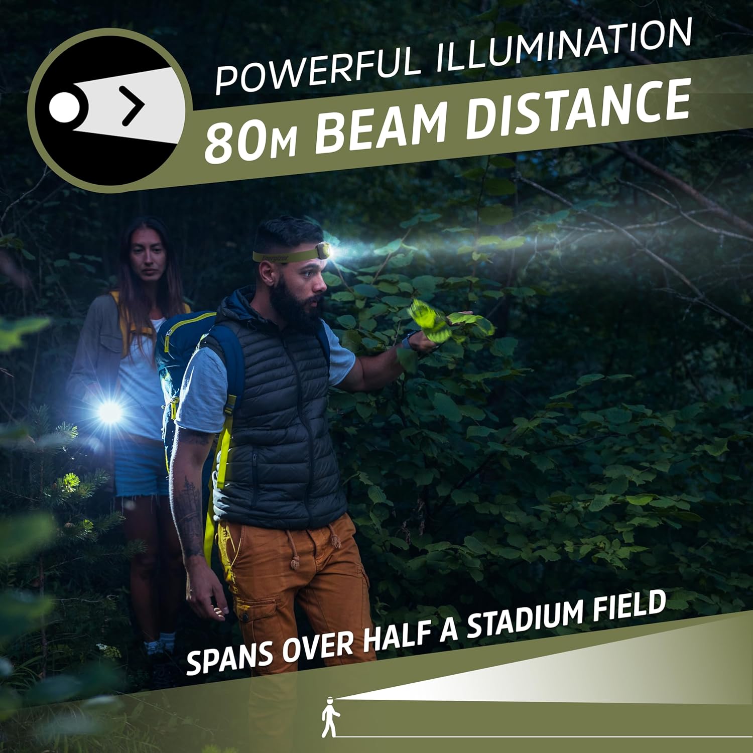 Thumbnail 3 de Energizer Vision HD+ 260 Lumen Head Torch