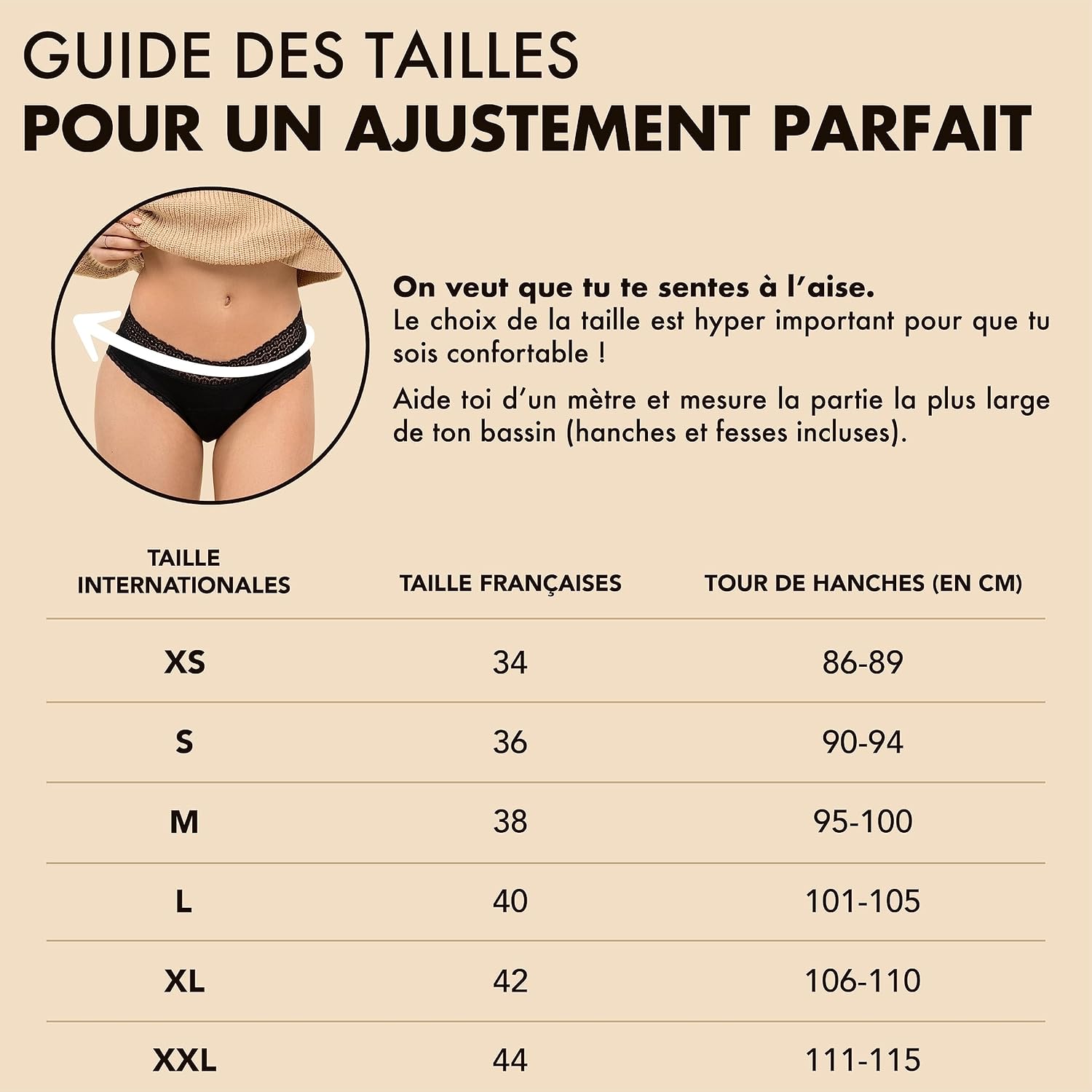 Detalle 2 de ZENAPHYR Set culottes menstruelles 12 h