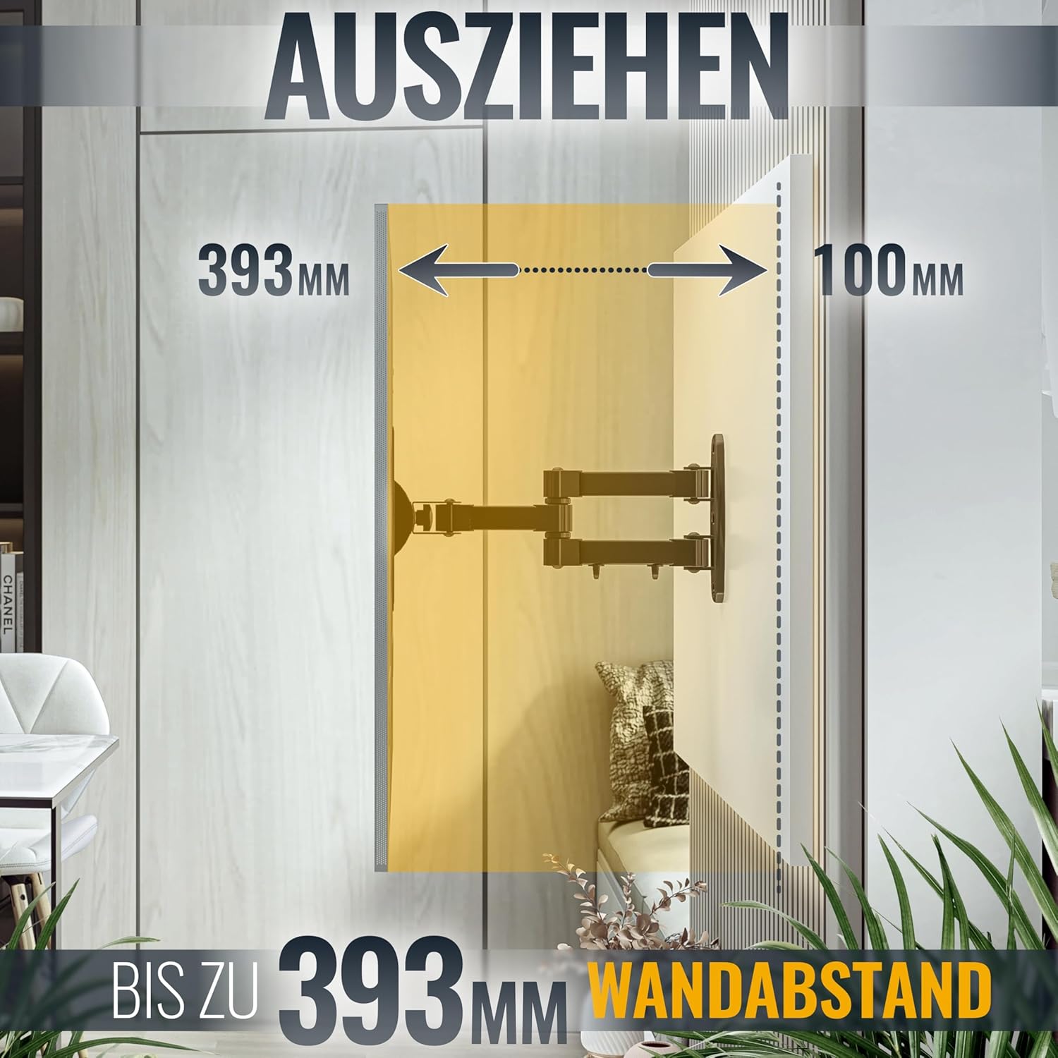 Thumbnail 3 de RICOO S2522 Wandhalterung 32–43 Zoll