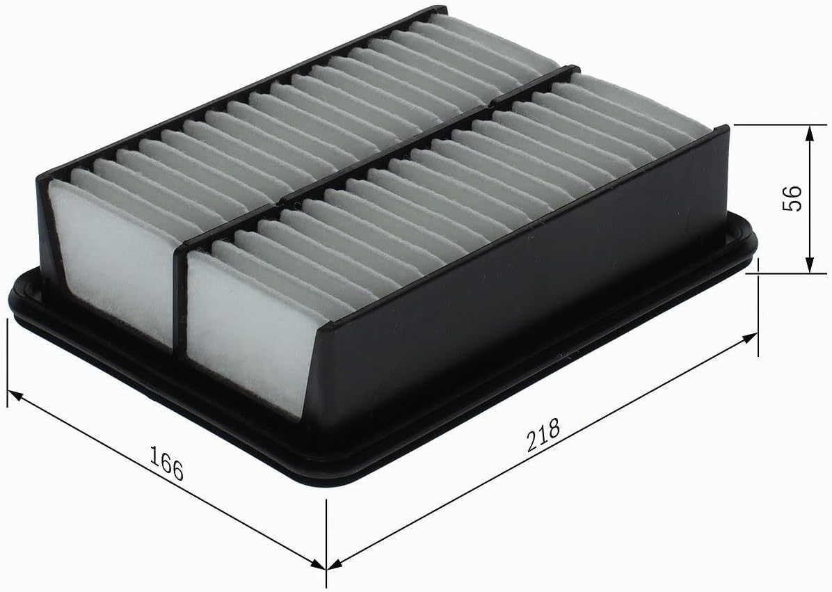 Detalle de Bosch S0691 Filtre à Air Automobile — filtrage fiable pour une admission d’air propre