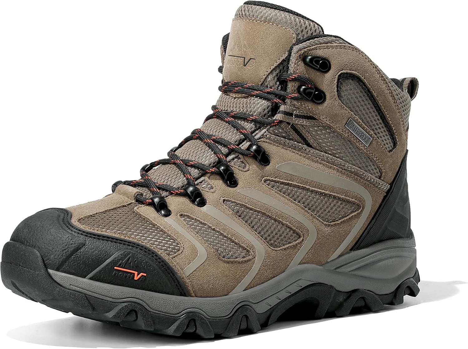 Thumbnail 6 de NORTIV 8 Herren Outdoorschuhe – wasserdichte Trekking- und Wanderschuhe mit Knöchelstütze