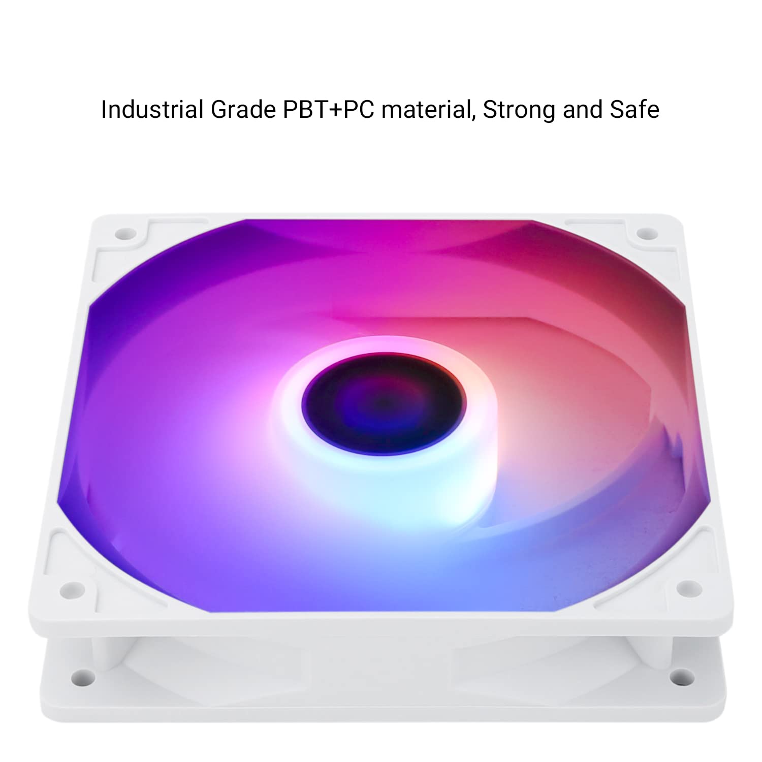 Detalle de Thermalright TL-C12CW-S 120mm ARGB PWM Fan review: solid micro-forcing for case and CPU cooling
