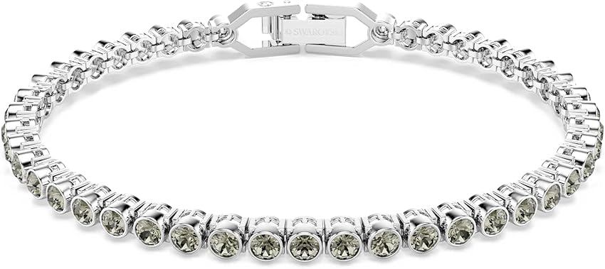 Thumbnail 5 de Swarovski Pulsera Tennis Emily blanca, talla redonda 💎