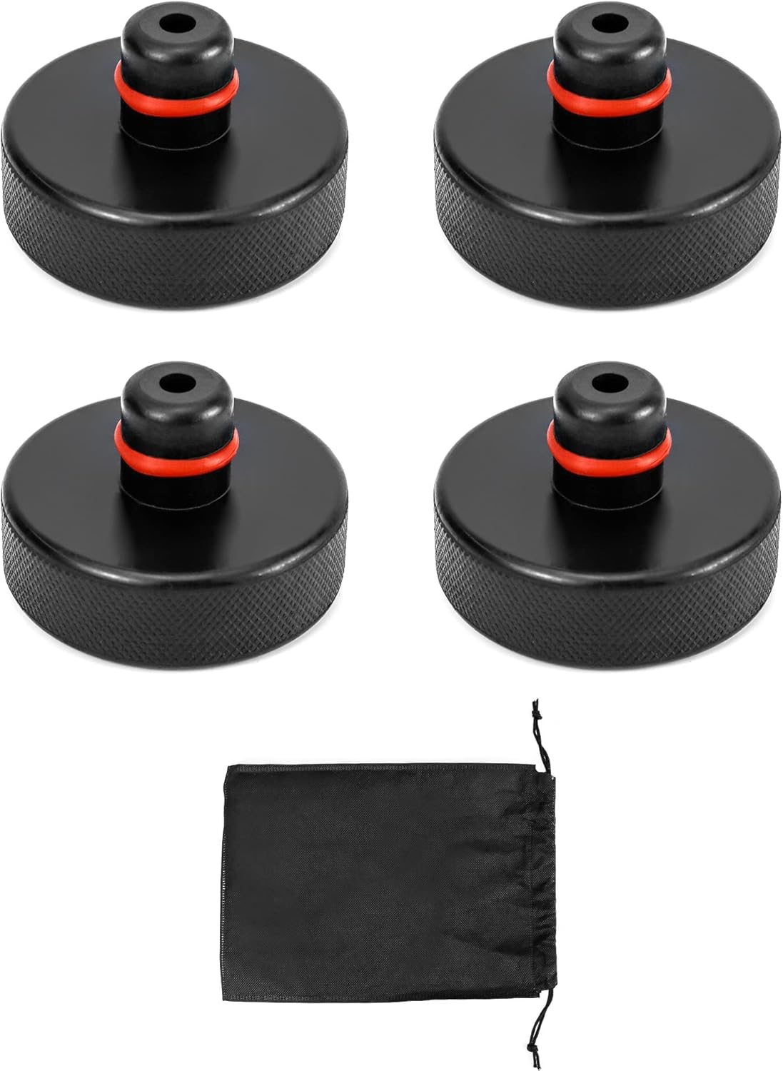 Detalle de QWORK® 4 Pcs Lifting Jack Pad with Storage Bag for Tesla Models 3, Y, S