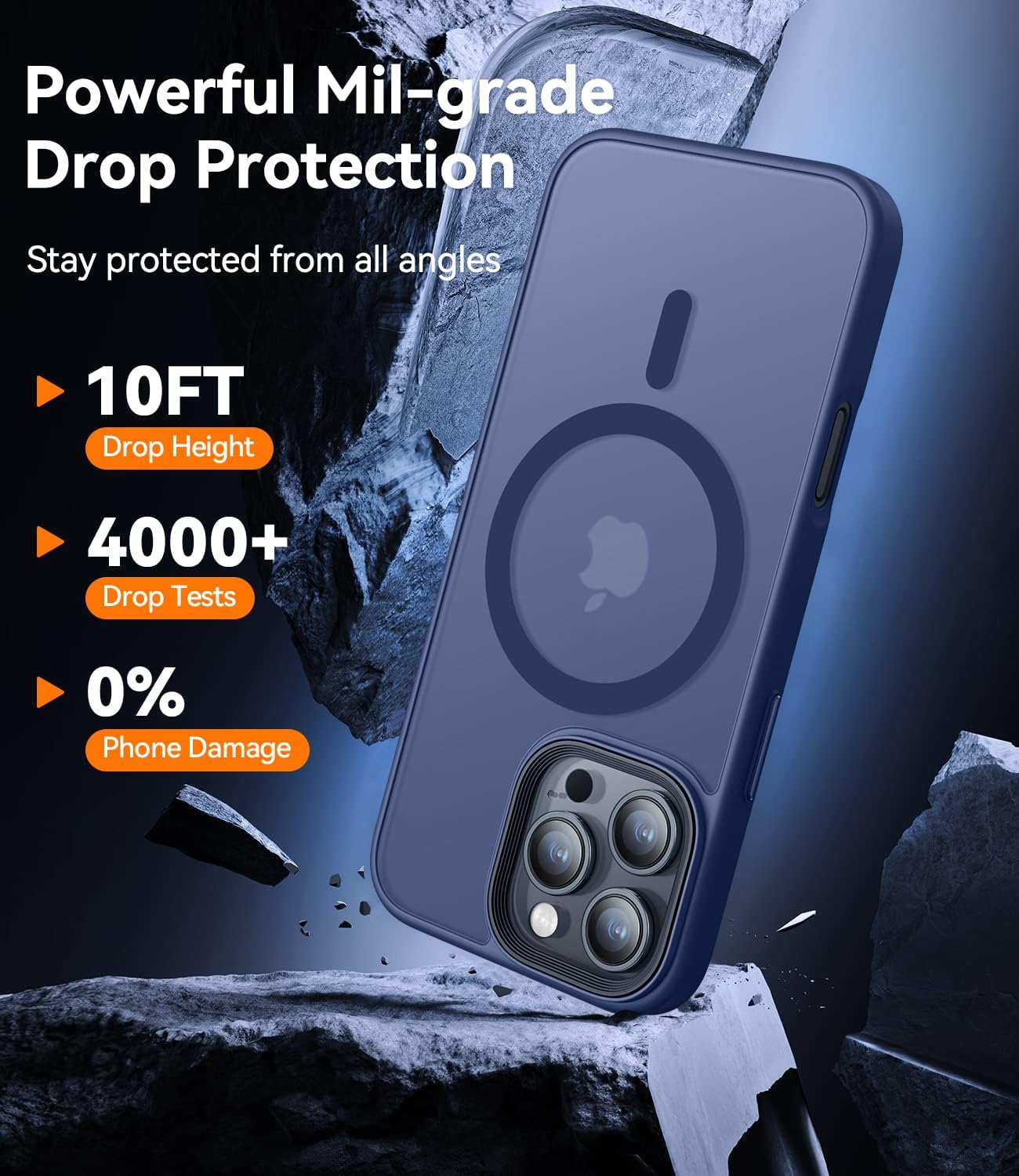 Detalle 2 de CANSHN Coque Magnétique iPhone 16 Pro (6,3) - Toucher doux, finition mate et MagSafe