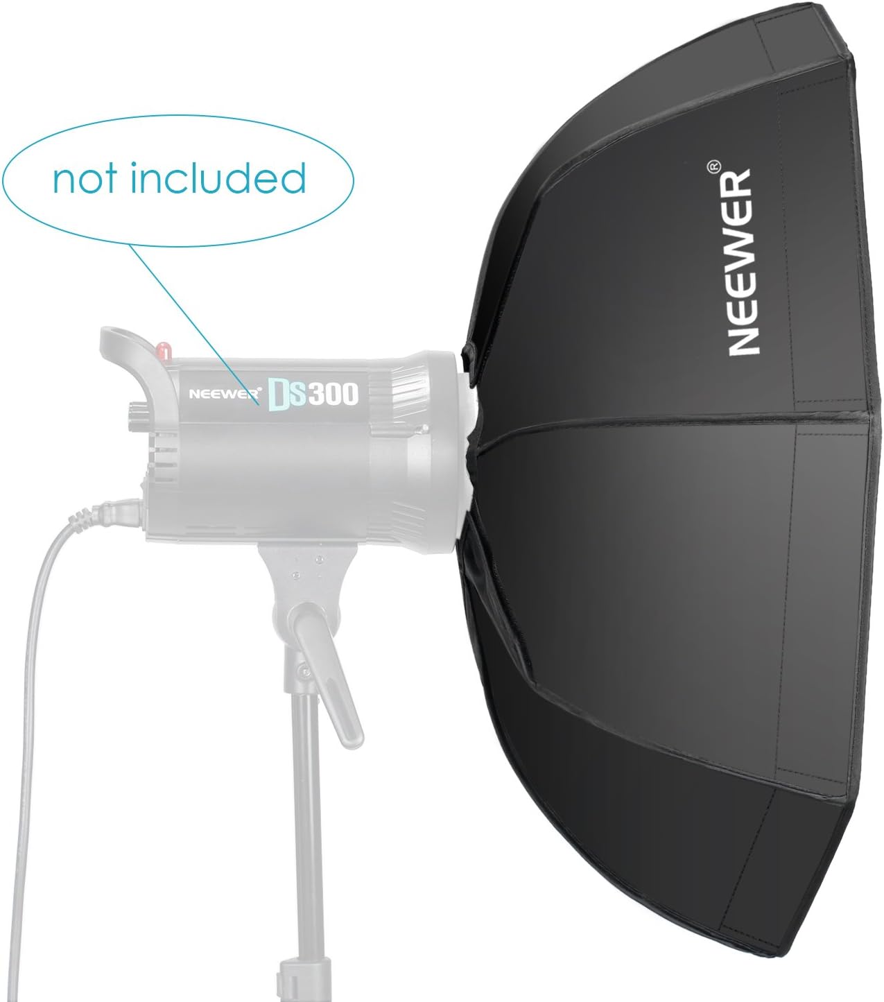 Thumbnail 1 de Neewer 60 cm Octagonal Softbox and Beauty Dish for Studio
