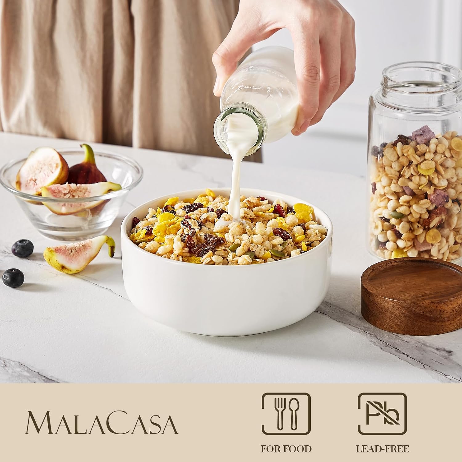 Thumbnail 2 de MALACASA Müslischalen 640 ml Set 🍽