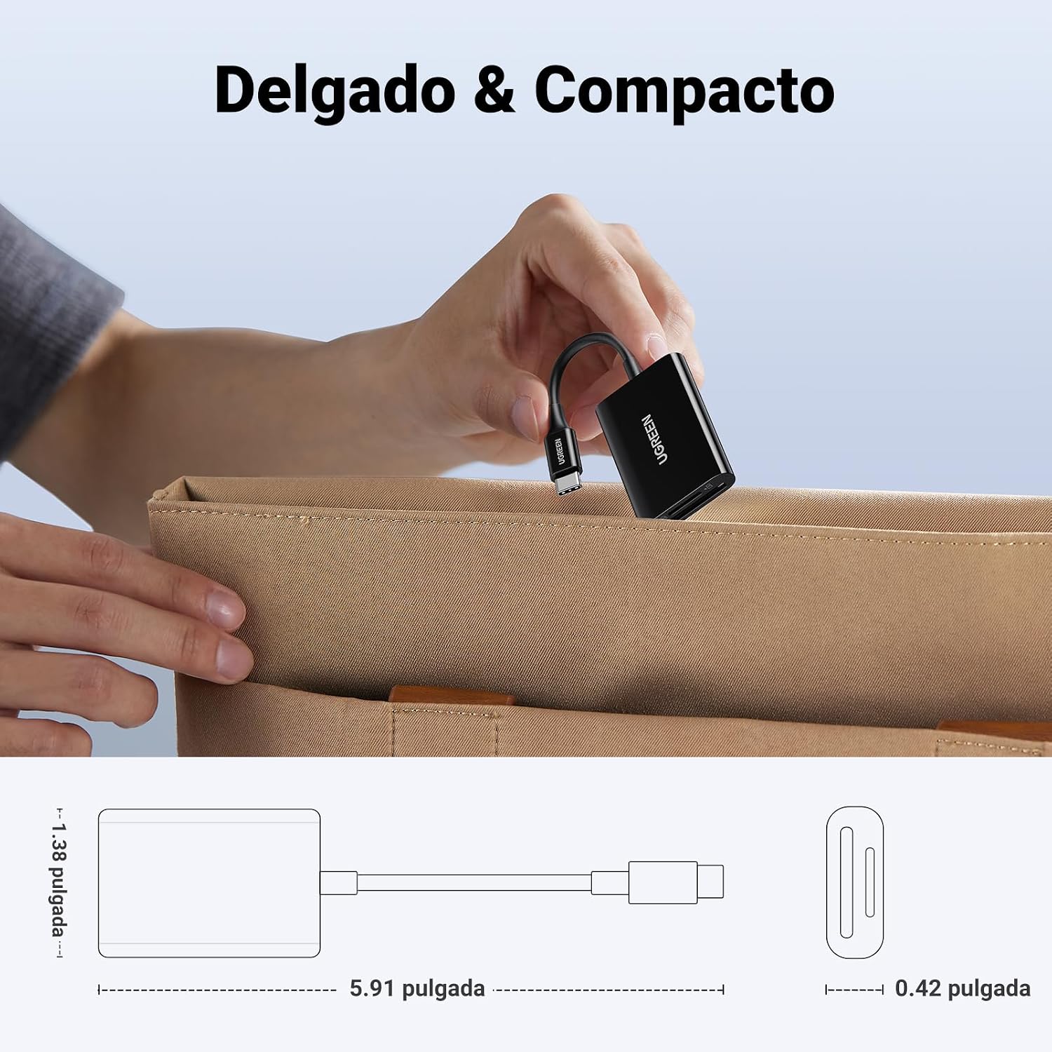 Thumbnail 9 de UGREEN Lector de Tarjetas USB C: Compatible con iPhone y MacBook