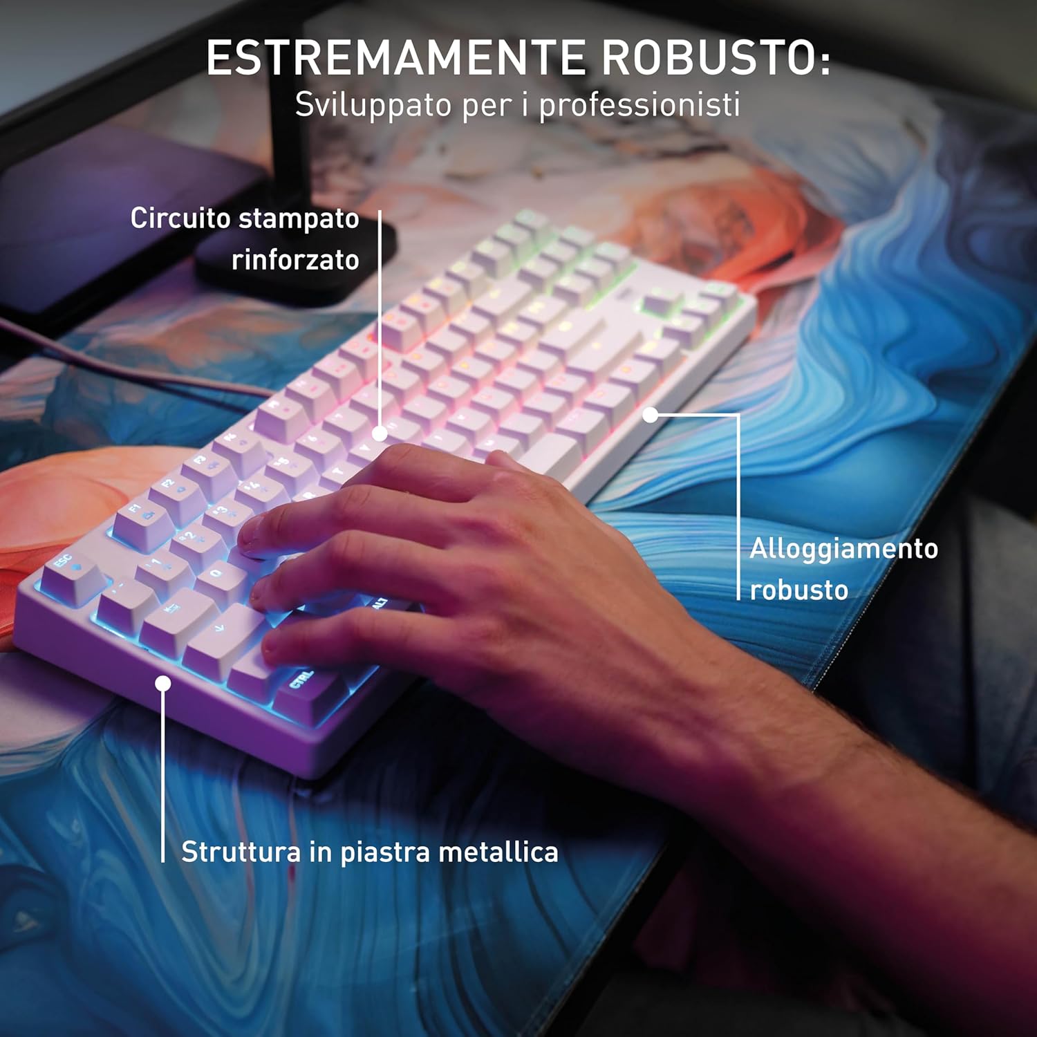 Thumbnail 3 de CHERRY XTRFY K4V2 TKL Tastiera da gioco